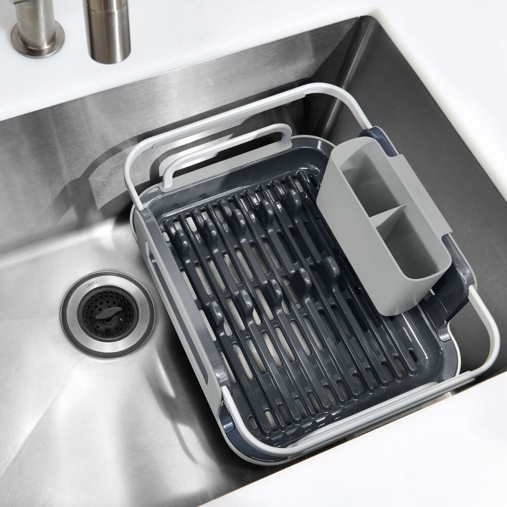 Over-the-sink Aluminum Dish Rack L1