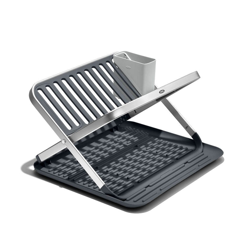 OXO Good Grips Aluminum Fold Flat Dish Rack F1