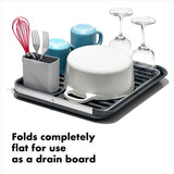 OXO Good Grips Aluminum Fold Flat Dish Rack F1