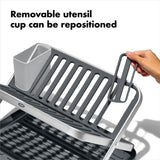 OXO Good Grips Aluminum Fold Flat Dish Rack F1