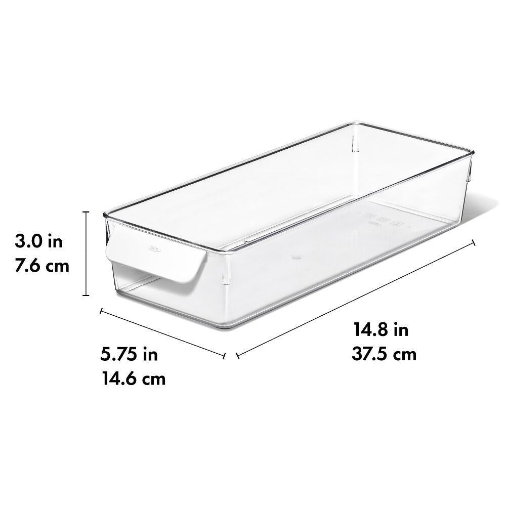 Refrigerator Storage Bin 5 In X 14 In D8