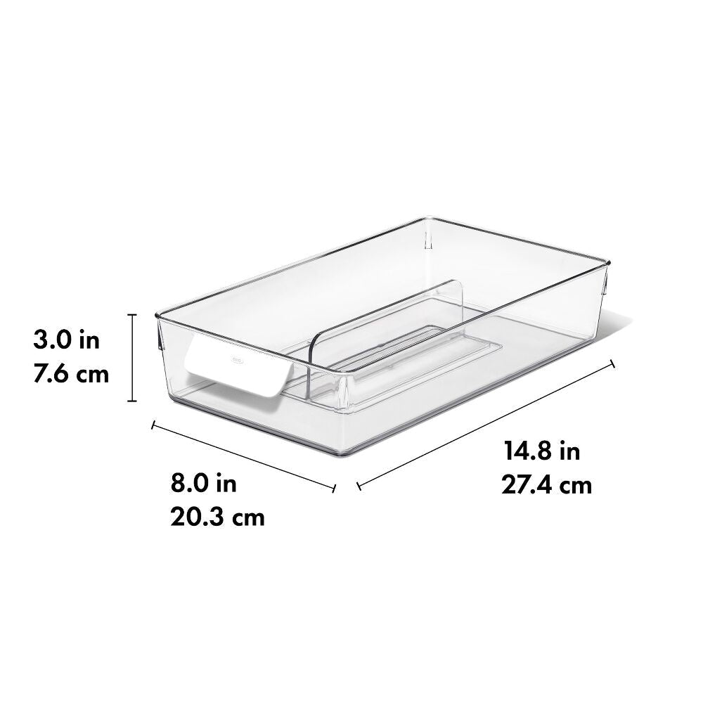 Adjustable Refrigerator Storage Bin E3