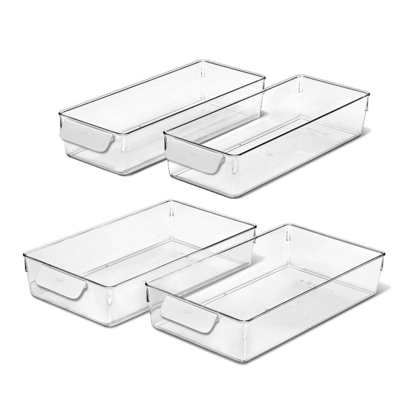 4 Piece Refrigerator Storage Bin Starter Set R6