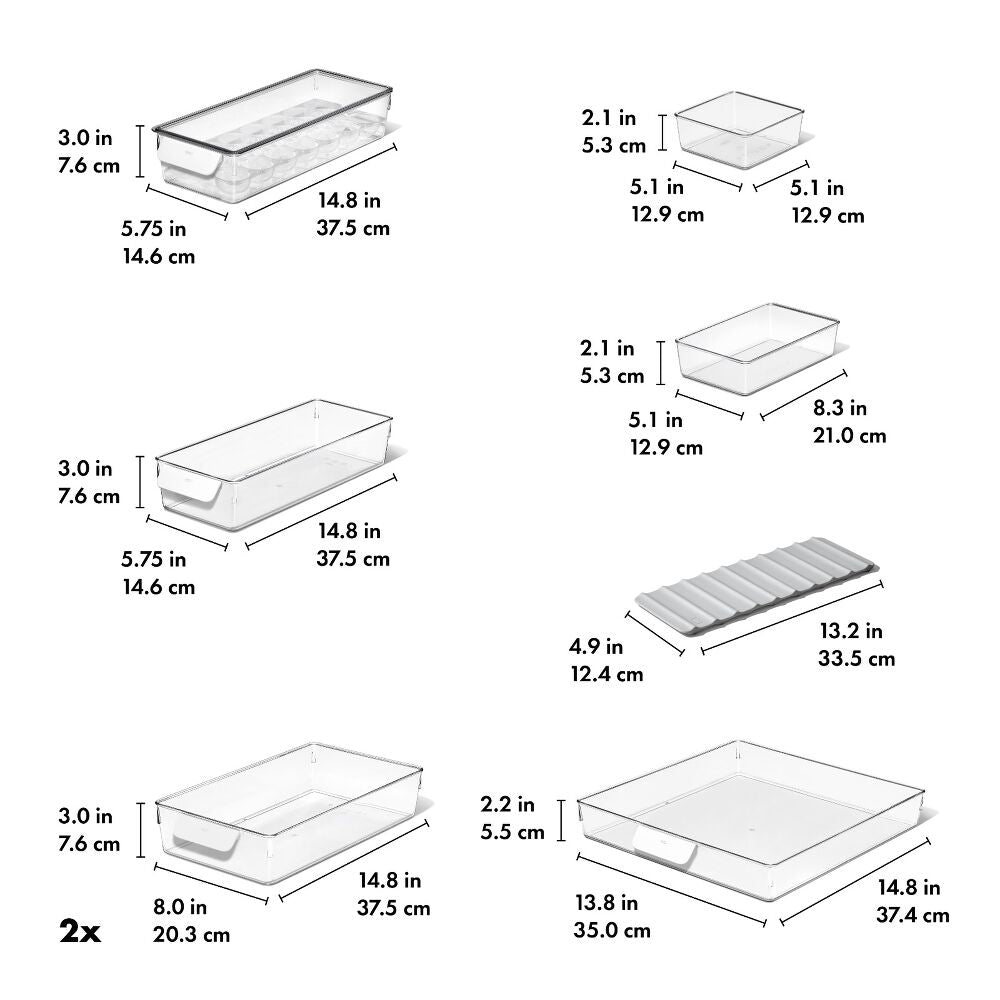 8 Piece Refrigerator Organization Set A7