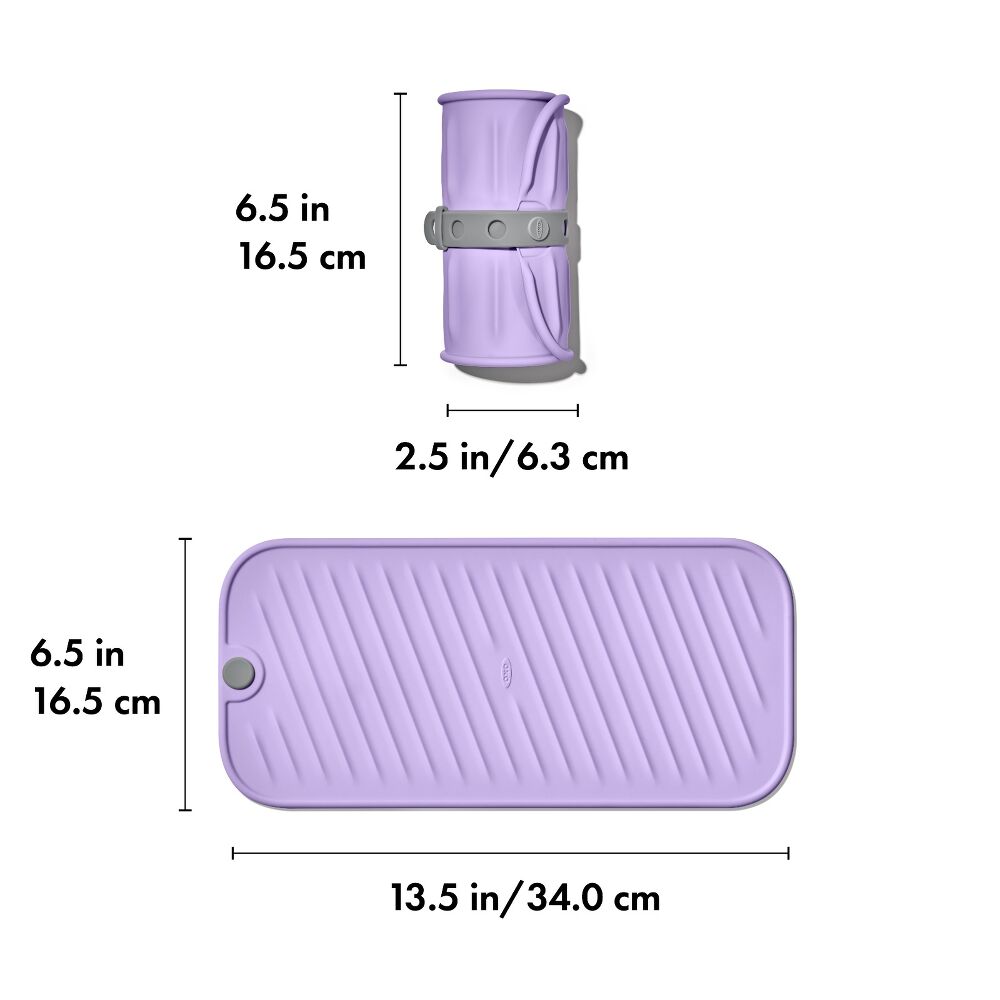 Hot Styling Tool Mat - Lavender O8