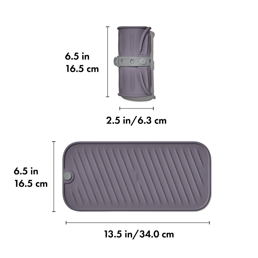 Hot Styling Tool Mat - Gray G1