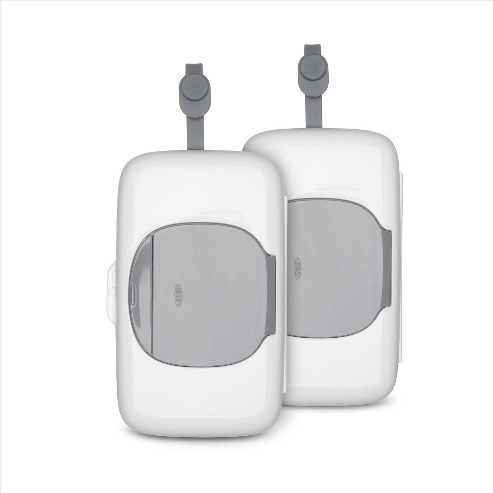 OXO TOT 2-Pack On-the-Go Wipes Dispenser, Gray S6