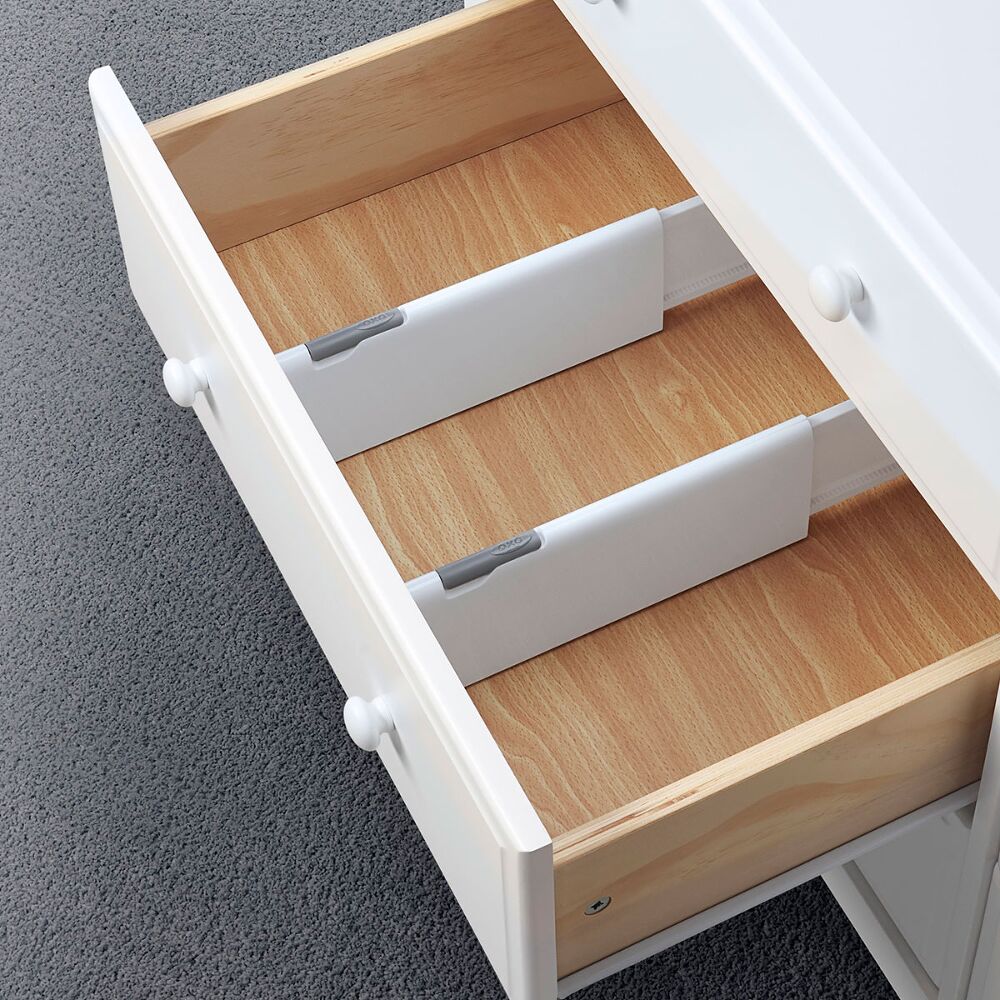 OXO TOT Expandable Dresser Drawer Divider - 4 Pack V8