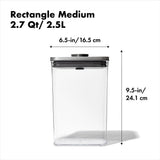 POP Container - Rectangle Medium (2.7 Qt/2.6 L) I7