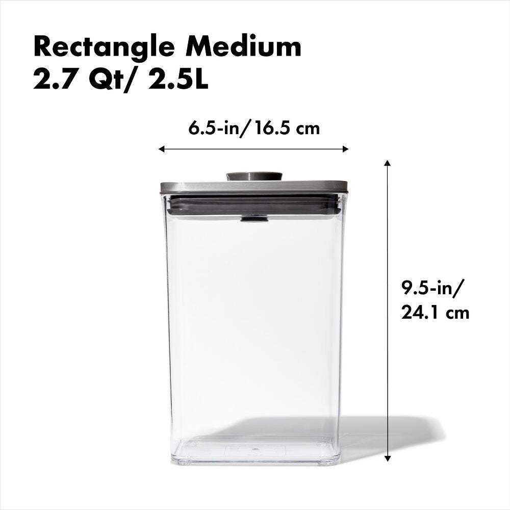 POP Container - Rectangle Medium (2.7 Qt/2.6 L) I7