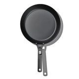 Outdoor 12-inch Carbon Steel Pan with Removable Handle T7
