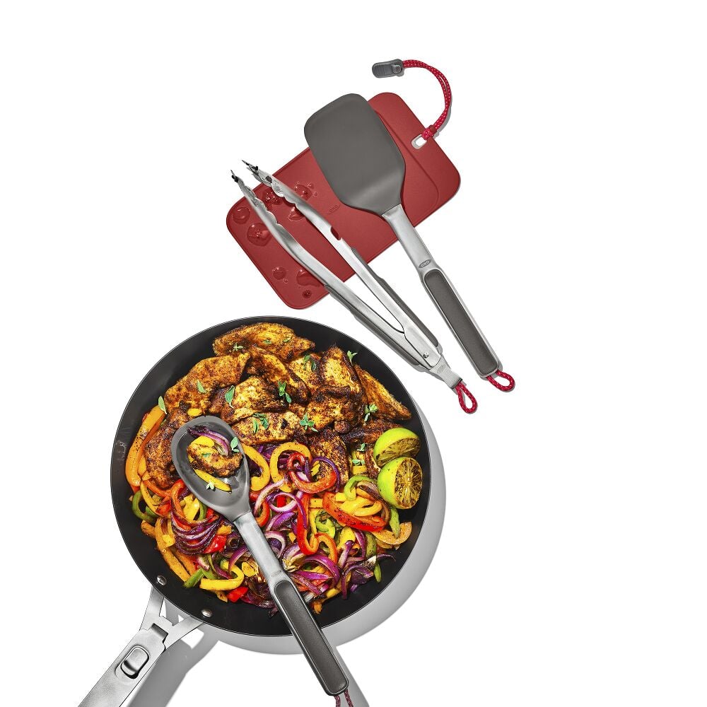 OXO Outdoor 4 -Piece Camp Stove Cooking Set O7