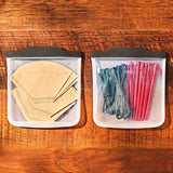 Outdoor Silicone Reusable Sandwich Bag (28 oz) Y6