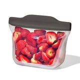 Outdoor Silicone Reusable Stand Up Snack Bag (12 oz) K3