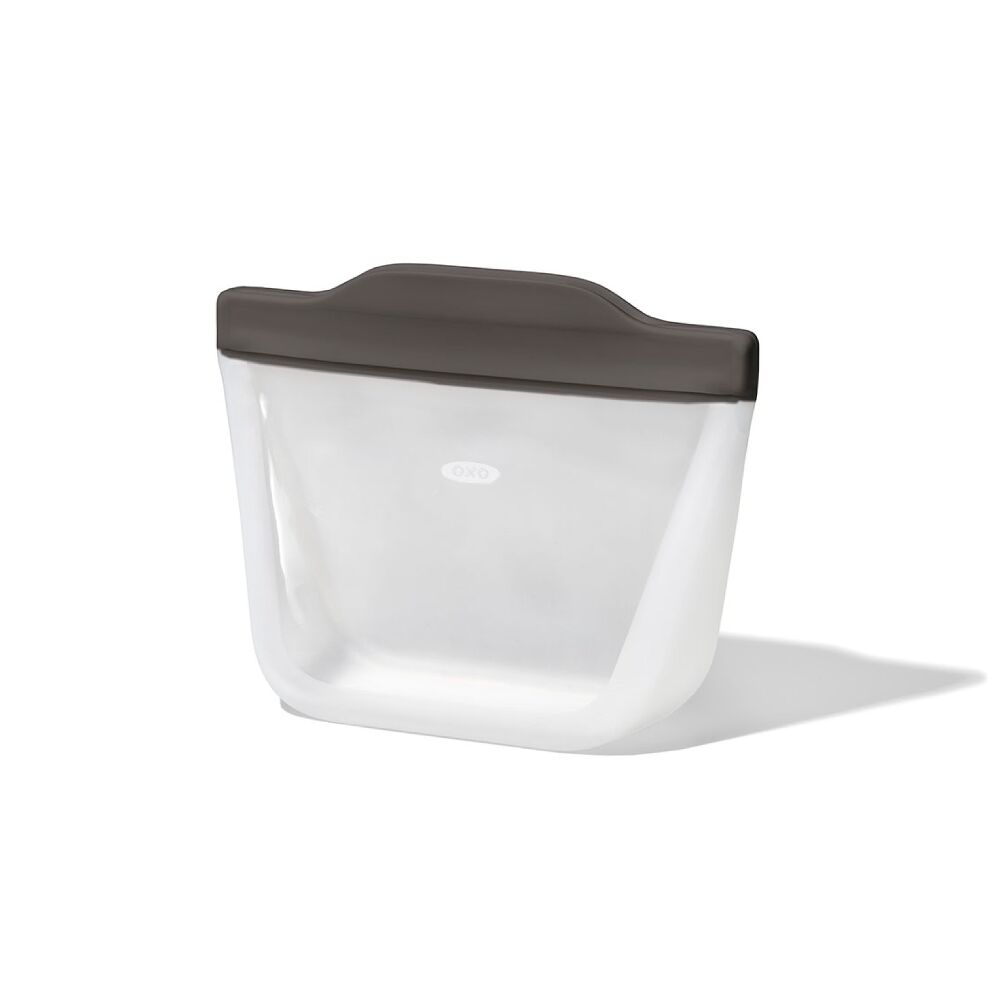 Outdoor Silicone Reusable Stand Up Snack Bag (12 oz) K3