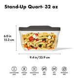Outdoor Silicone Reusable Stand Up Bag Quart (32 oz) K8