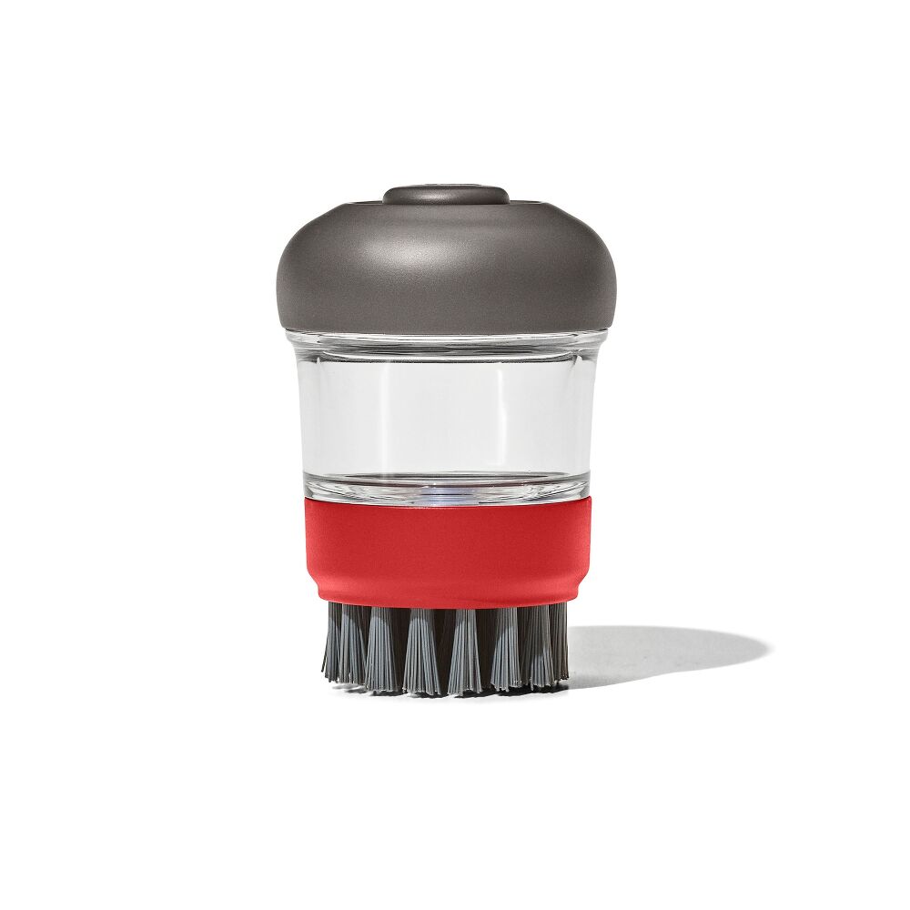 Outdoor Soap Dispensing Dish Brush with Storage Case S2