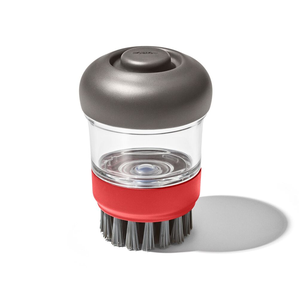 Outdoor Soap Dispensing Dish Brush with Storage Case S2