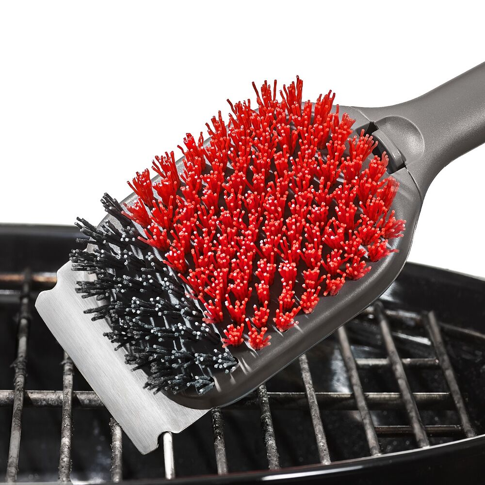 Outdoor Nylon Grill Brush Set of 2 Replacement Heads R8