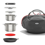 Outdoor Camp Cookware Set with Travel Bag X3