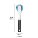Nylon Bristle Dish Brush with Refills Q8