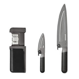 3-Piece Knife & Sharpener Set G0