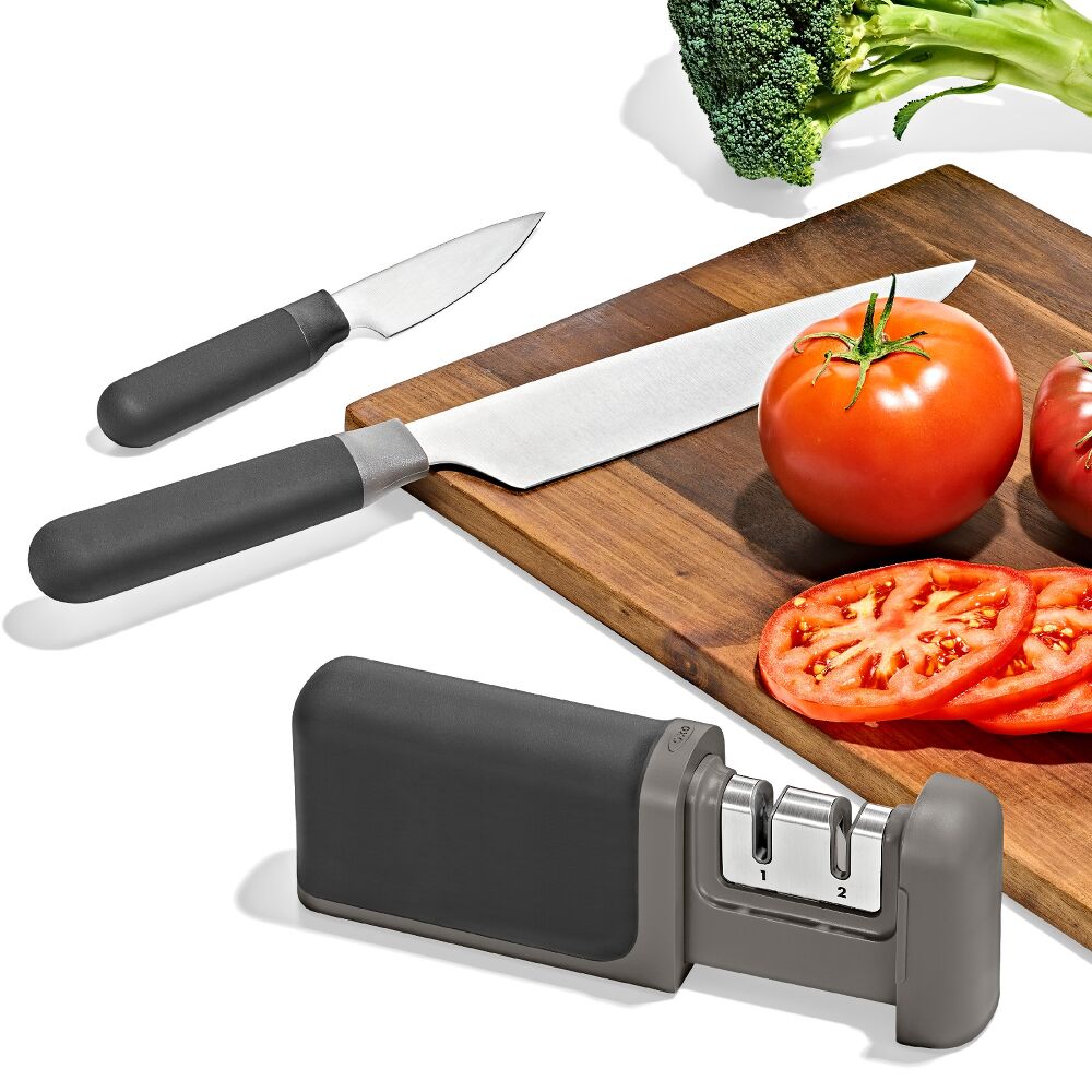 3-Piece Knife & Sharpener Set V6