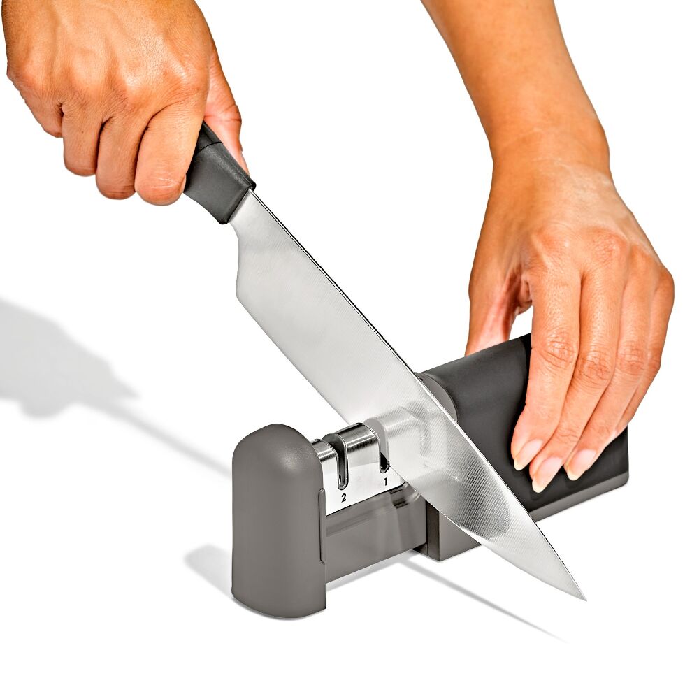 3-Piece Knife & Sharpener Set G0