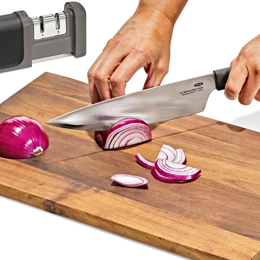 3-Piece Knife & Sharpener Set G0
