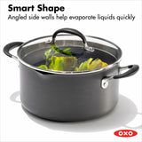 Non-Stick 6-Quart Stock Pot with Lid H1