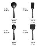 4-Piece Nylon Mini Utensil Set D5