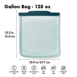 Silicone Reusable Bag - Gallon Bag (128 oz) - Lagoon G7