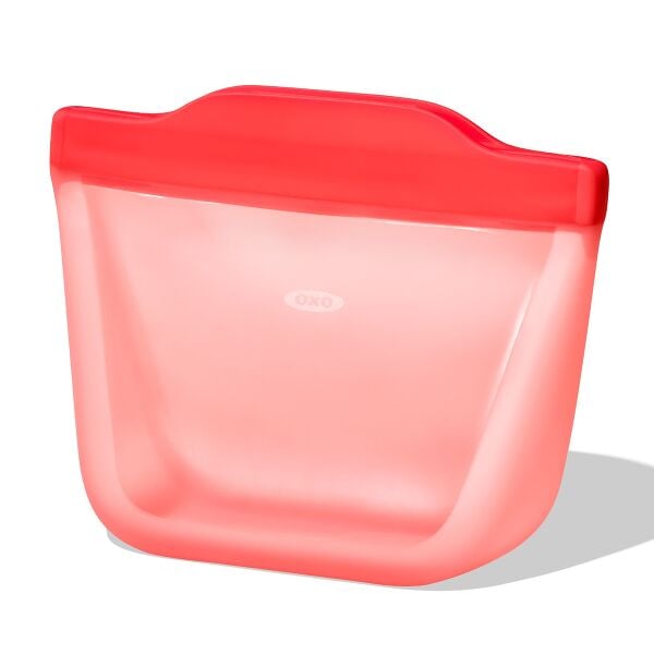 Silicone Reusable Bag - Stand-Up Snack (12 oz) – Watermelon U1