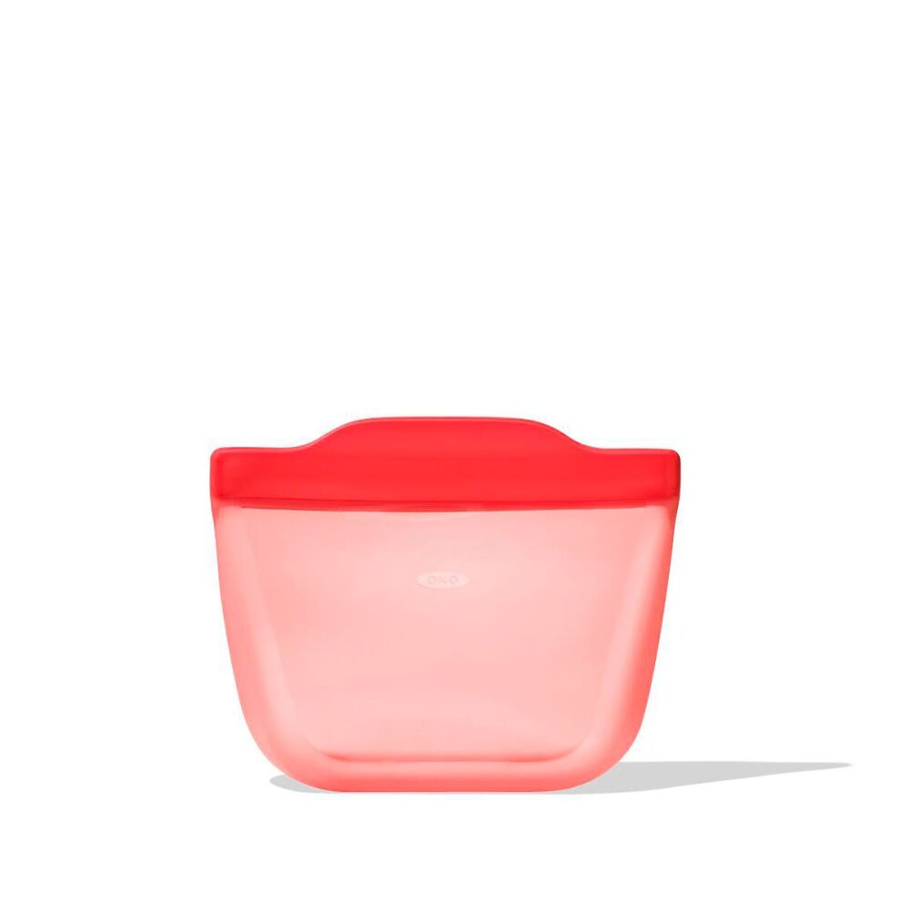Silicone Reusable Bag - Stand-Up Snack (12 oz) – Watermelon U1