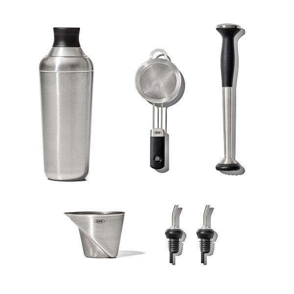 Steel 6-Piece Barware Set O9
