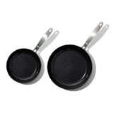 Enhanced Non-Stick 2-Piece Frypan Set — Black V9