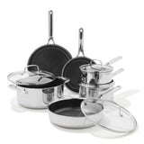 Trident Hybrid Non-Stick Stainless Steel 10-Piece Set C9