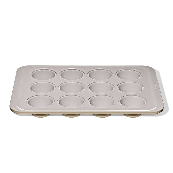 Non-Stick Pro Ceramic Coated Metal Bakeware 12 Cup Muffin Pan T7