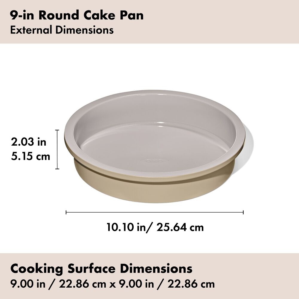 Non-Stick Pro Ceramic Coated Metal Bakeware 9” Round Cake Pan V3