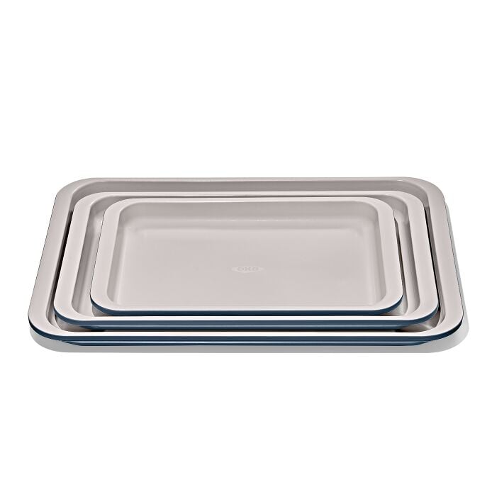 Non-Stick Pro Ceramic Coated Metal Bakeware 3 Pc Set B3