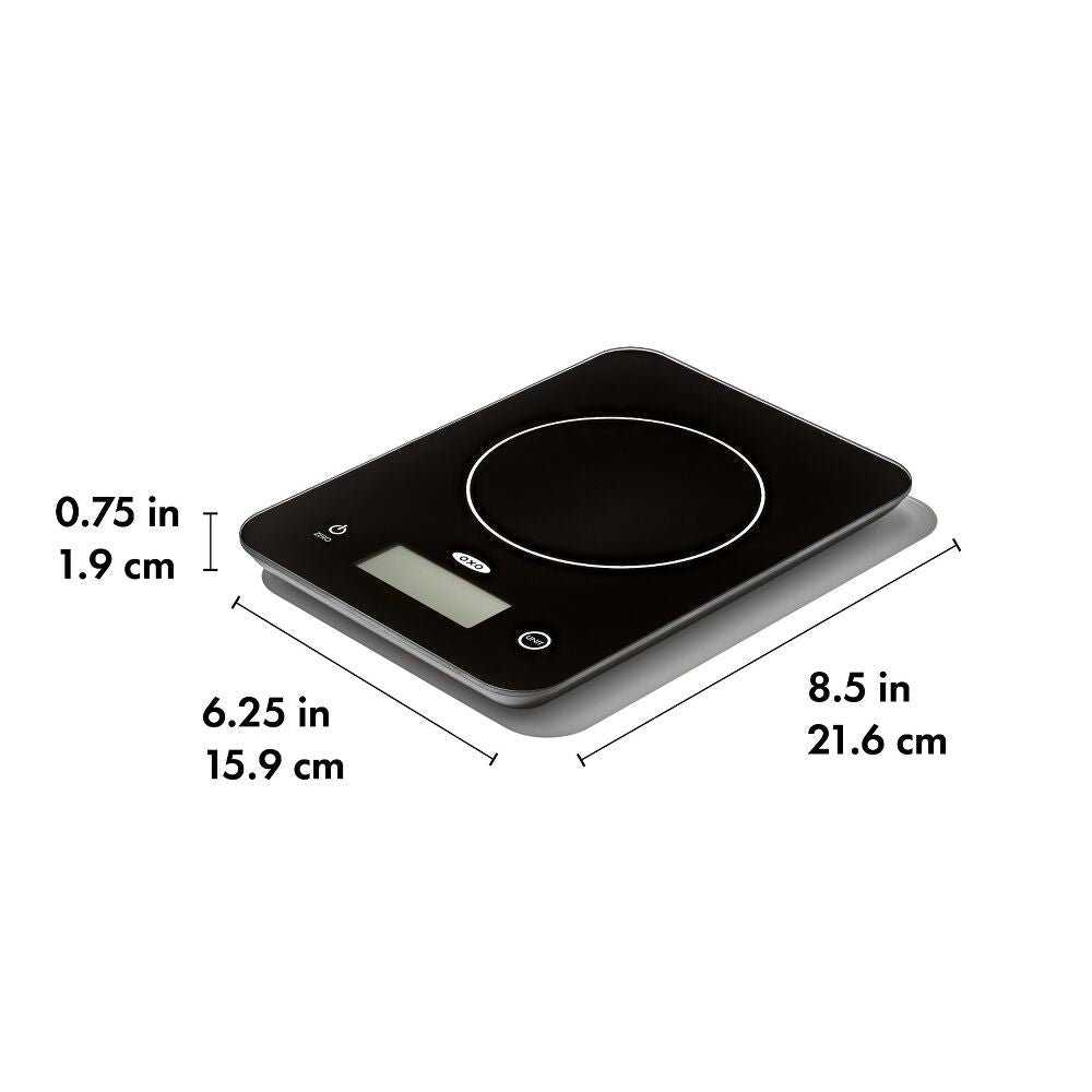 Everyday Glass Food Scale 11lbs/5kg Y6
