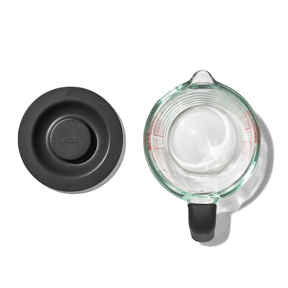 2 Cup Glass Measuring Cup with Lid C6