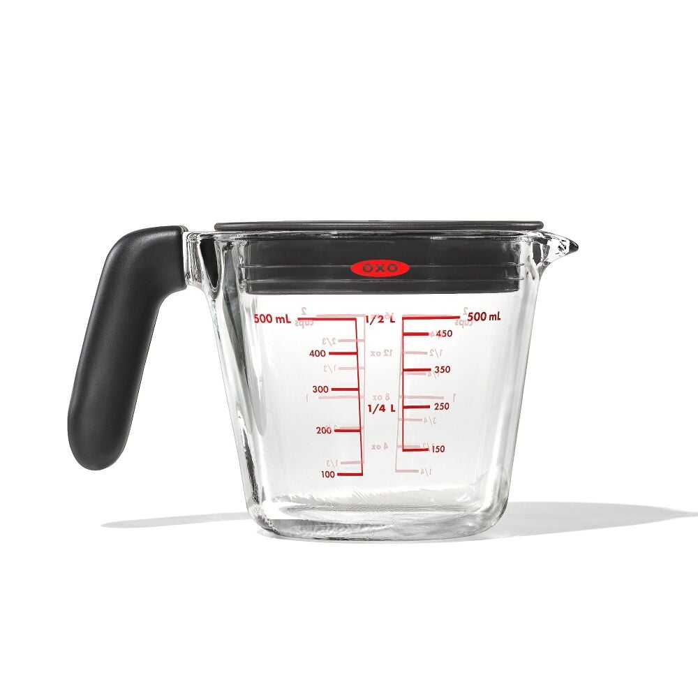 2 Cup Glass Measuring Cup with Lid C6