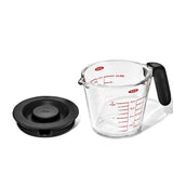 2 Cup Glass Measuring Cup with Lid C6