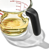 2 Cup Glass Measuring Cup with Lid C6