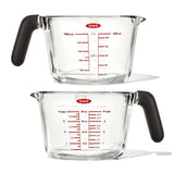2-Cup and 4-Cup Glass Measuring Cup Set D6