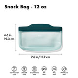 Silicone Reusable Bag - Snack Bag (12 oz) - Lagoon S8