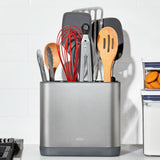 Adjustable Stainless Steel Utensil Holder - Large B8
