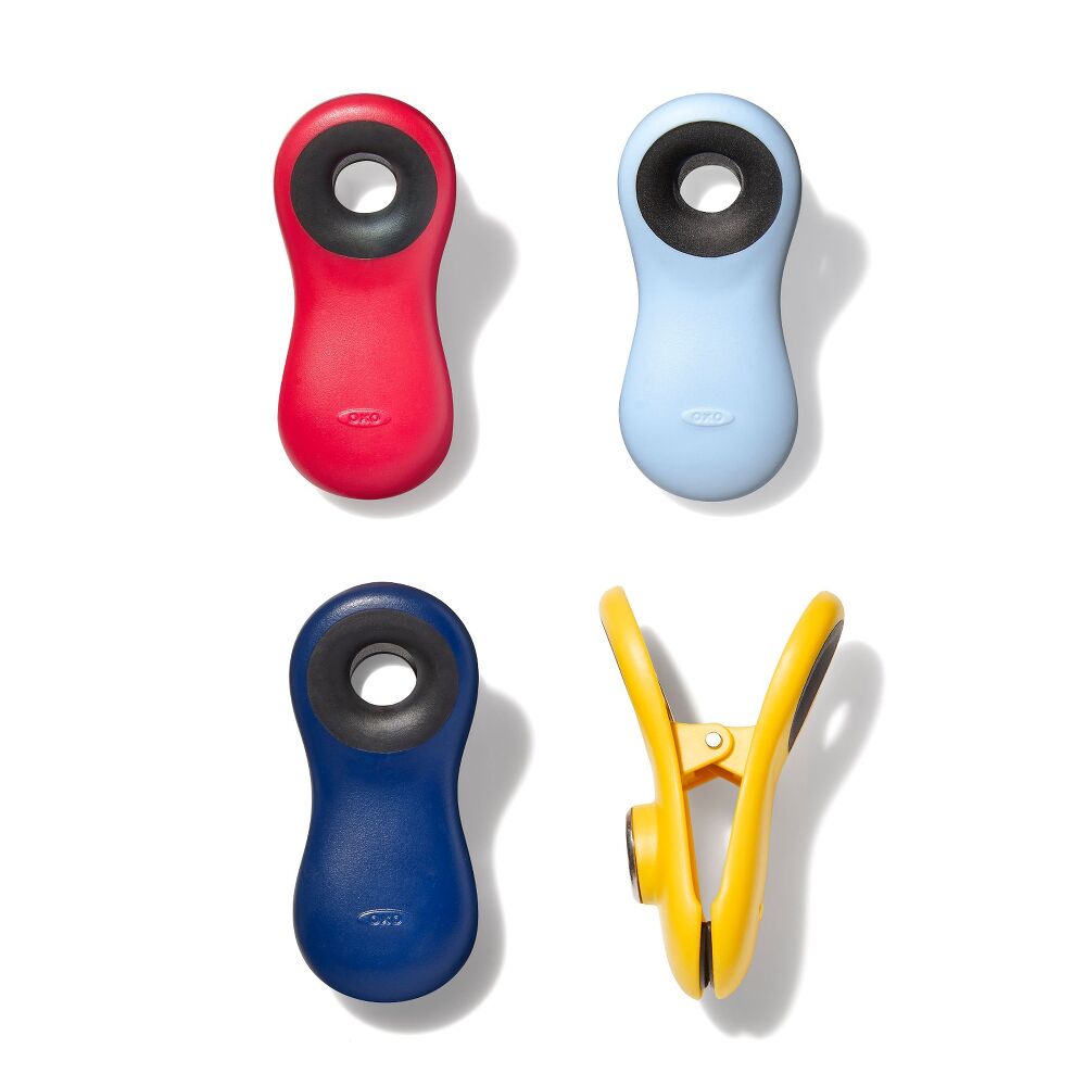Magnetic All-Purpose Clips - 4-Pack - assorted colors R1