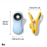 Magnetic All-Purpose Clips - 4-Pack - assorted colors R1